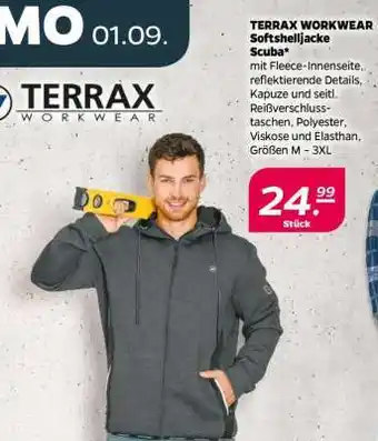 NETTO TERRAX WORKWEAR Softshelljacke Scuba Angebot