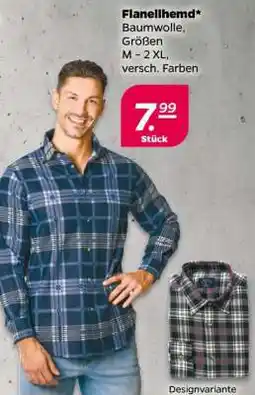 NETTO Flanellhemd Angebot