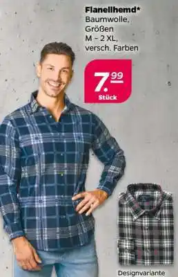 NETTO Flanellhemd Angebot
