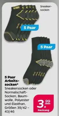 NETTO 5 Paar Arbeitssocken Angebot
