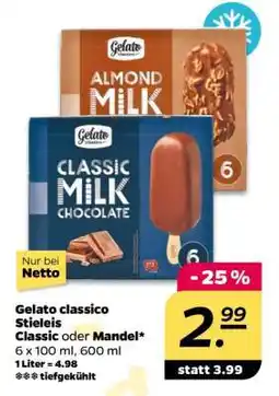 NETTO Gelato classico Stieleis Angebot