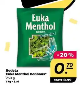 NETTO Bodeta Euka Menthol Bonbons Angebot