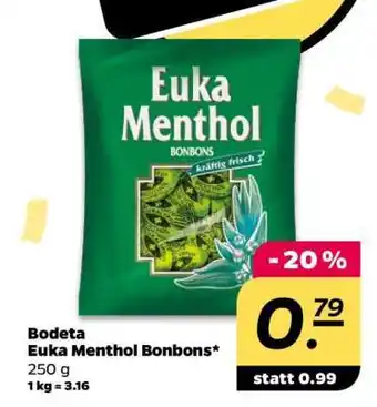 NETTO Bodeta Euka Menthol Bonbons Angebot