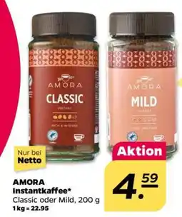 NETTO AMORA Instantkaffee Angebot