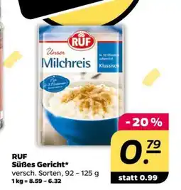 NETTO RUF Süßes Gericht Angebot