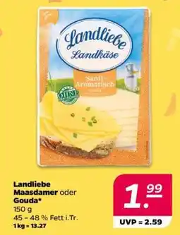 NETTO Landliebe Maasdammer oder Gouda Angebot
