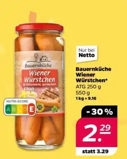 NETTO Bauernküche Wiener Würstchen Angebot