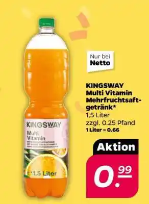 NETTO KINGSWAY Multi Vitamin Mehrfruchtsaftgetränk Angebot
