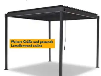 Aldi Nord Mirador Pavillon mit Lamellendach Angebot