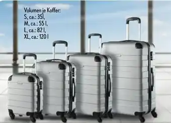 Aldi Nord Monzana Hartschalenkofferset Essential Angebot