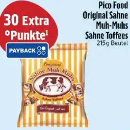 Edeka Pico Food Original Sahne Muh-Muhs Sahne Toffees Angebot
