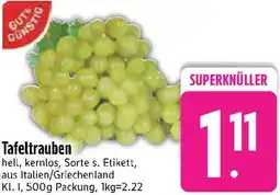 Edeka Gut & Günstig Tafeltrauben Angebot