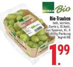 Edeka EDEKA Bio-Trauben Angebot