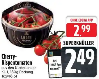 Edeka Cherry Rispentomaten Angebot