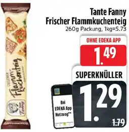 Edeka Tante Fanny Frischer Flammkuchenteig Angebot