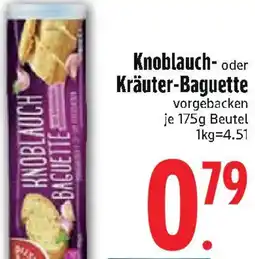 Edeka Gut & Günstig Knoblauch- oder Kräuter-Baguette Angebot