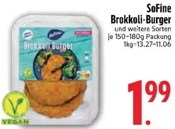 Edeka SoFine Brokkoli-Burger Angebot