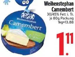 Edeka Weihenstephan Camembert Angebot