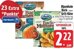 Edeka Alpenhain Back- oder Grill-Käse Angebot