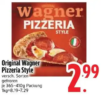 Edeka Original Wagner Pizzeria Style Angebot