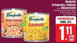 Edeka Bonduelle Grüngemüse, Goldmais oder Hülsenfrüchte Angebot