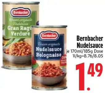 Edeka Bernbacher Nudelsauce Angebot
