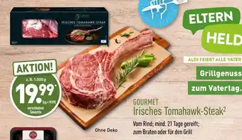 Aldi Nord Gourmet Irisches Tomahawk Steak 1000g Angebot