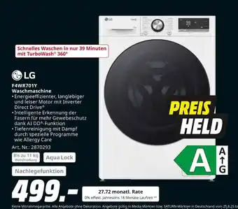 MediaMarkt Lg f4wr701y waschmaschine Angebot
