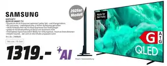 MediaMarkt Samsung gq75 q7 f qled ai smart tv Angebot