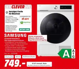MediaMarkt Samsung dv90db7845gwu2 wärmepumpentrockner Angebot