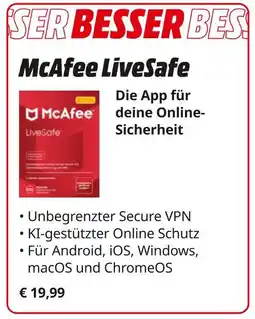 MediaMarkt Mcafee livesafe Angebot