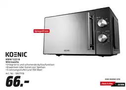 MediaMarkt Koenic kmw 1221 b mikrowelle Angebot