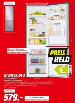 MediaMarkt Samsung rl34c600csa/eg kühlgefrierkombination Angebot
