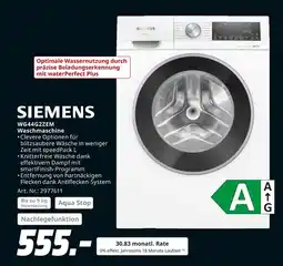 MediaMarkt Siemens wg44g2zem waschmaschine Angebot