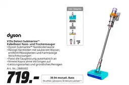 MediaMarkt Dyson v15s detect submarine kabelloser nass- und trockensauger Angebot