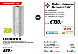 MediaMarkt Liebherr kgnet 1860c pure kühlgefrierkombination Angebot