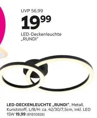 Mömax Led-deckenleuchte „rundi“ Angebot