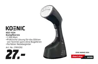 MediaMarkt Koenic kgs 1524 dampfbürste Angebot