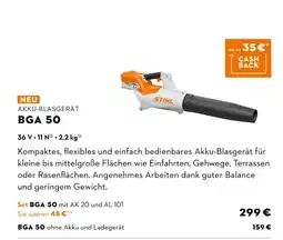 STIHL Stihl akku-blasgerät bga 50 Angebot