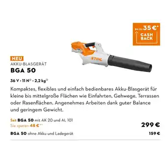 STIHL Stihl akku-blasgerät bga 50 Angebot
