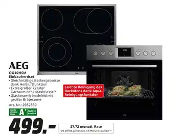MediaMarkt Aeg oo10hsm einbauherdset Angebot