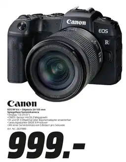 MediaMarkt Canon eos rp kit + objektiv 24-105 mm Angebot