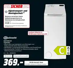 MediaMarkt Bauknecht watdr23c toplader Angebot