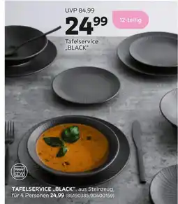Mömax Tafelservice „black“ Angebot