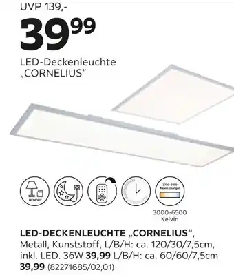 Mömax Led-deckenleuchte „cornelius“ Angebot