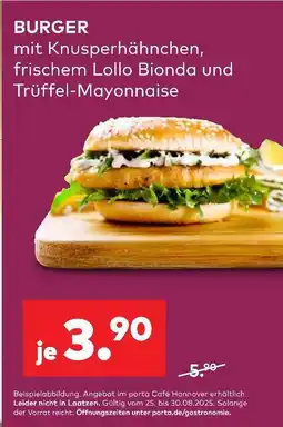 porta Burger Angebot