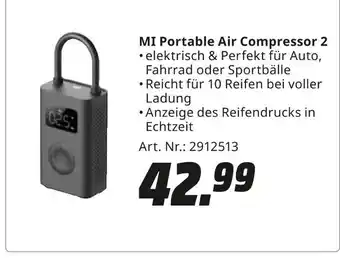 MediaMarkt Mi portable air compressor 2 Angebot