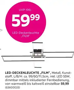Mömax Led-deckenleuchte „film“ Angebot