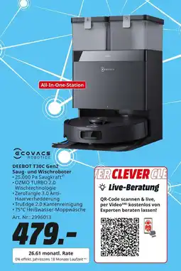 MediaMarkt Ecovacs robotics deebot t30c gen2 Angebot
