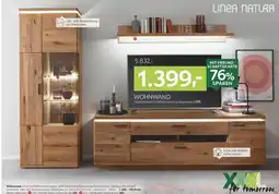 XXXLutz Linea natura wohnwand Angebot